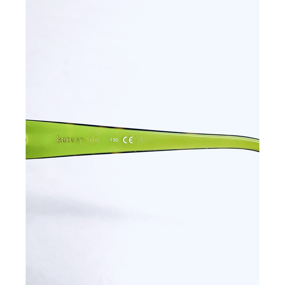 Kate Spade Eyeglasses Brown Tortoise Green Lucite DV2 Y2 53 16 130 - Picture 7 of 11